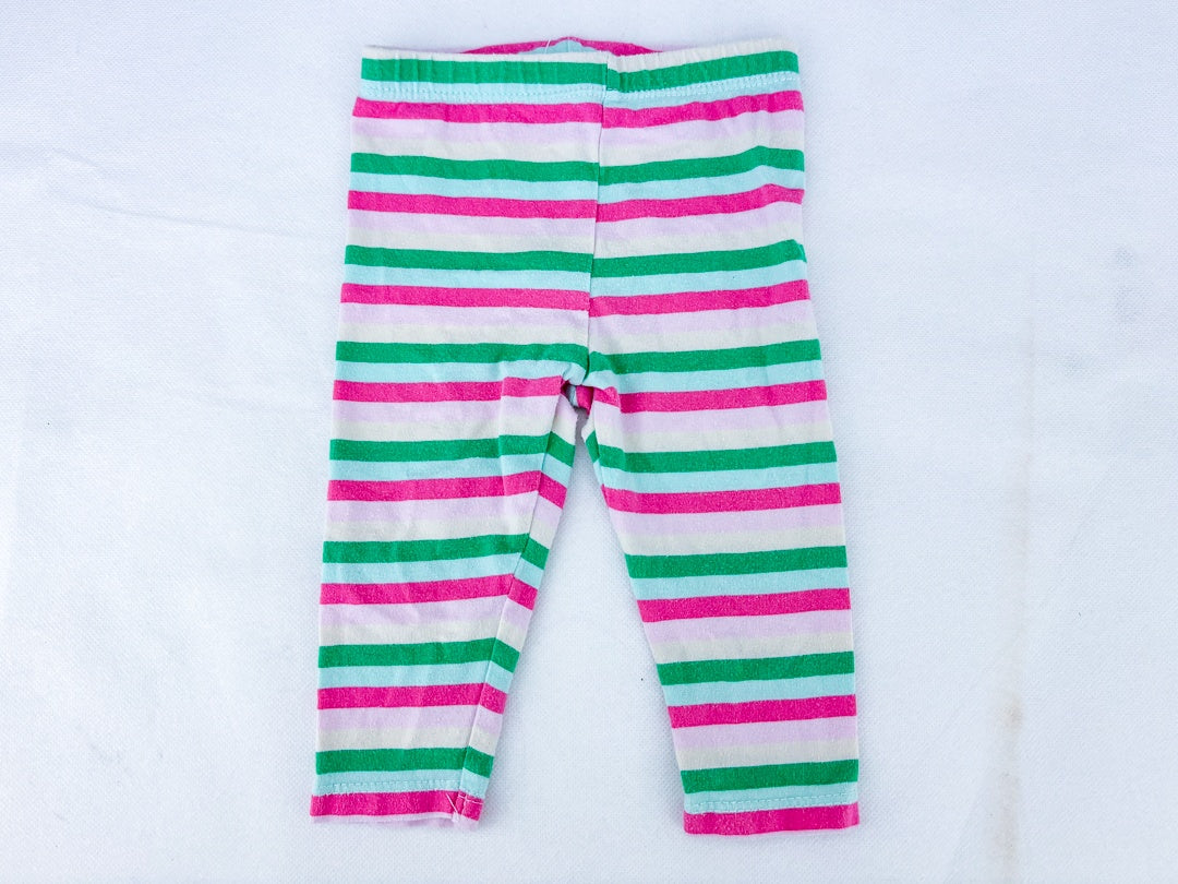 Hose Pink, Grün, Weiß - 62, Gut