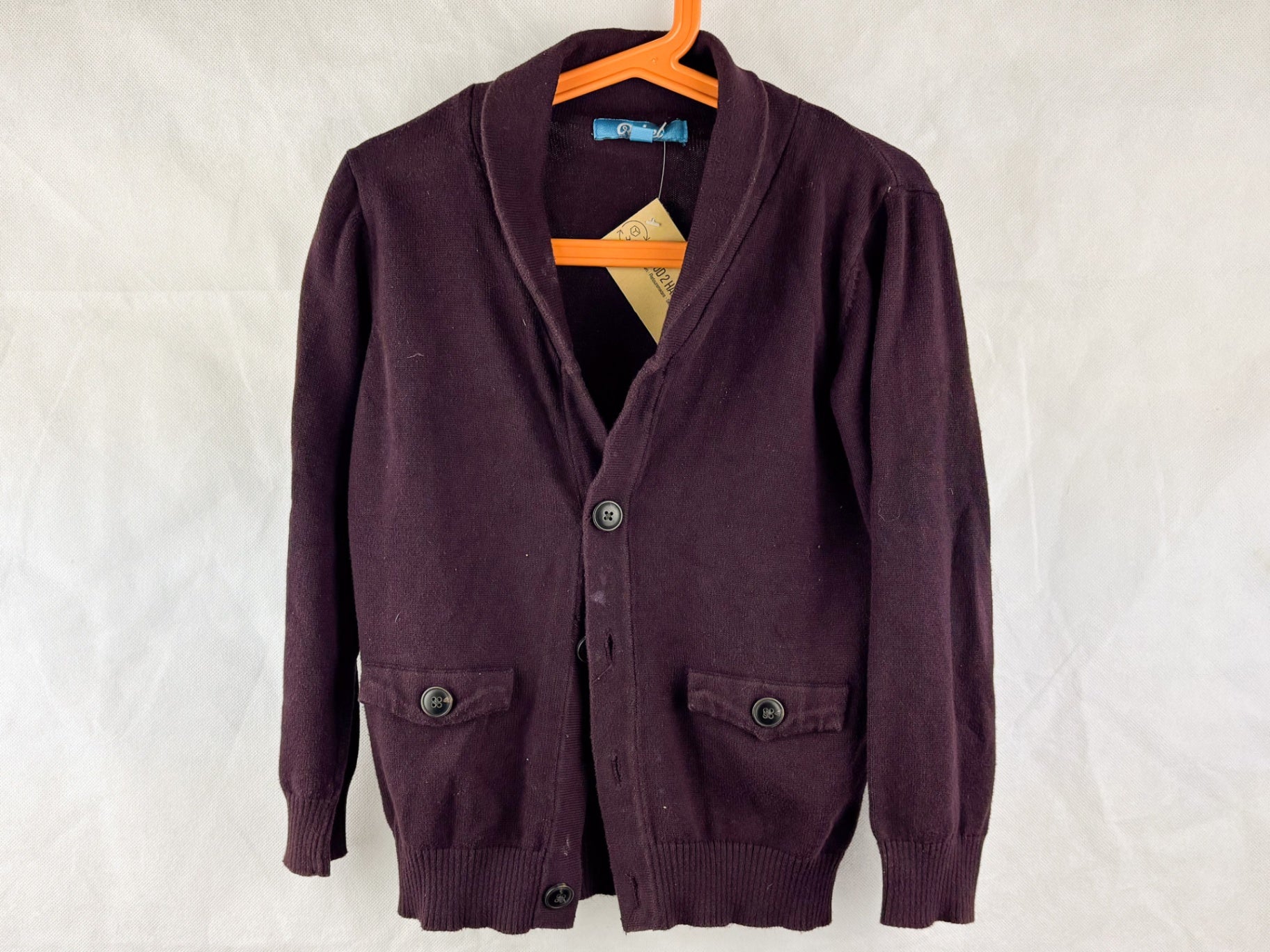 Strickjacke Bordeauxrot - 122