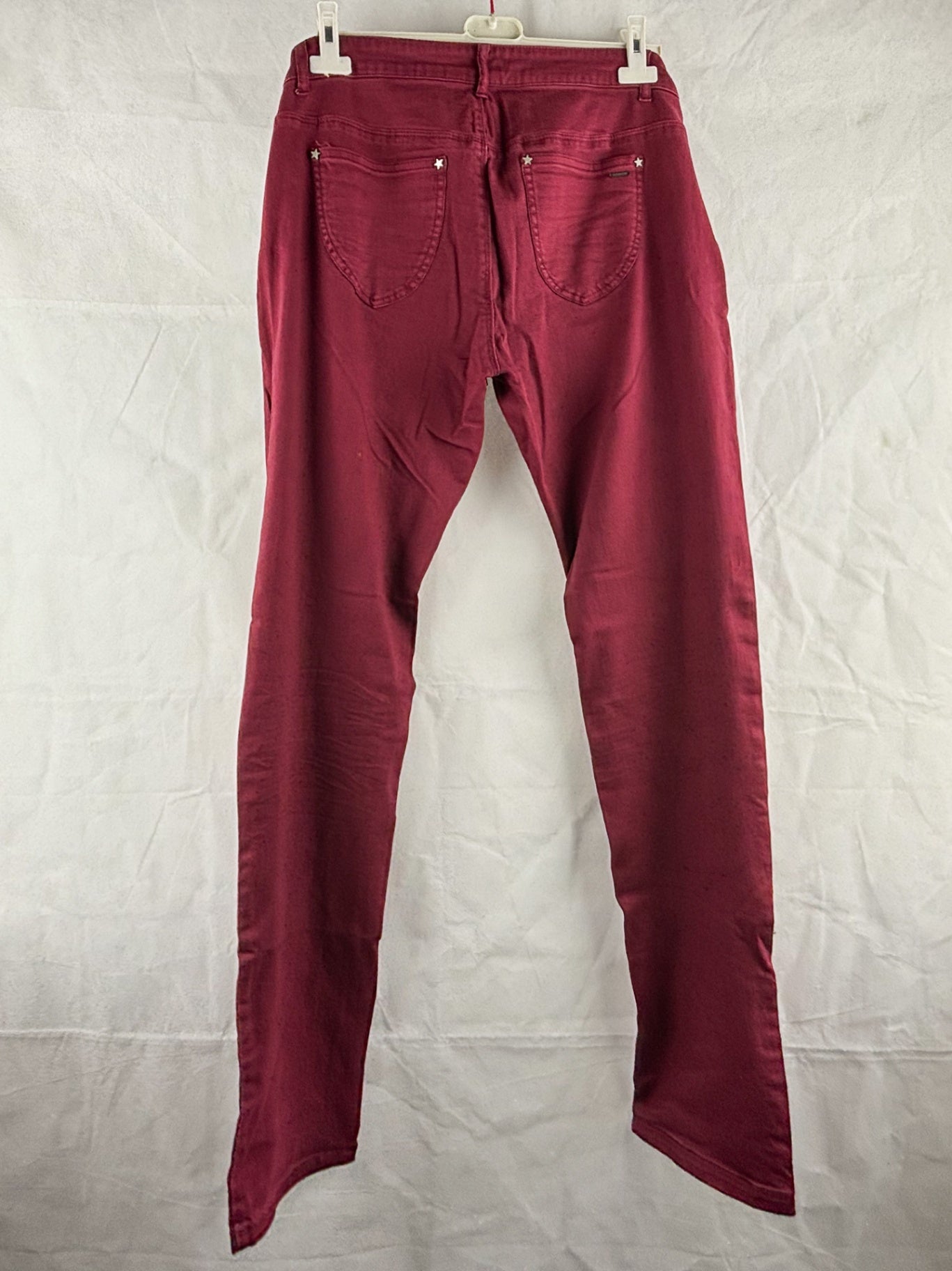 Superstar Hose Bordeauxrot - 31, Neu