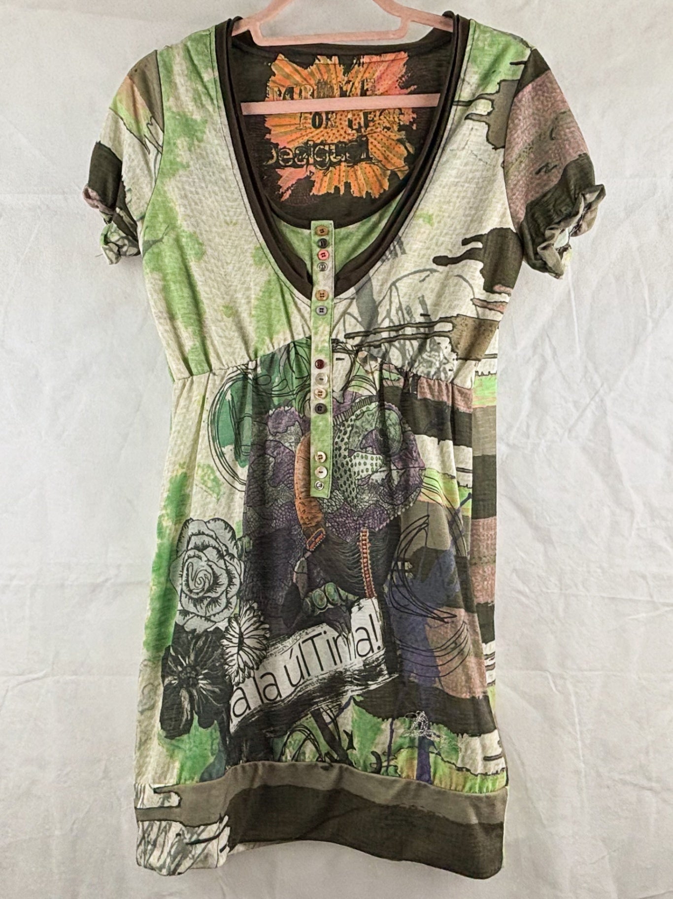 Desigual Kleid Bunt M/L, Neu