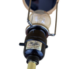 Stehlampe mit Holzsockel, US-Stecker, 45 cm hoch - Gut