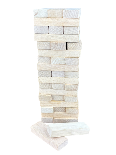 Simba Holzturm Stapelspiel, Gut (53 von 57 Holzsteine)