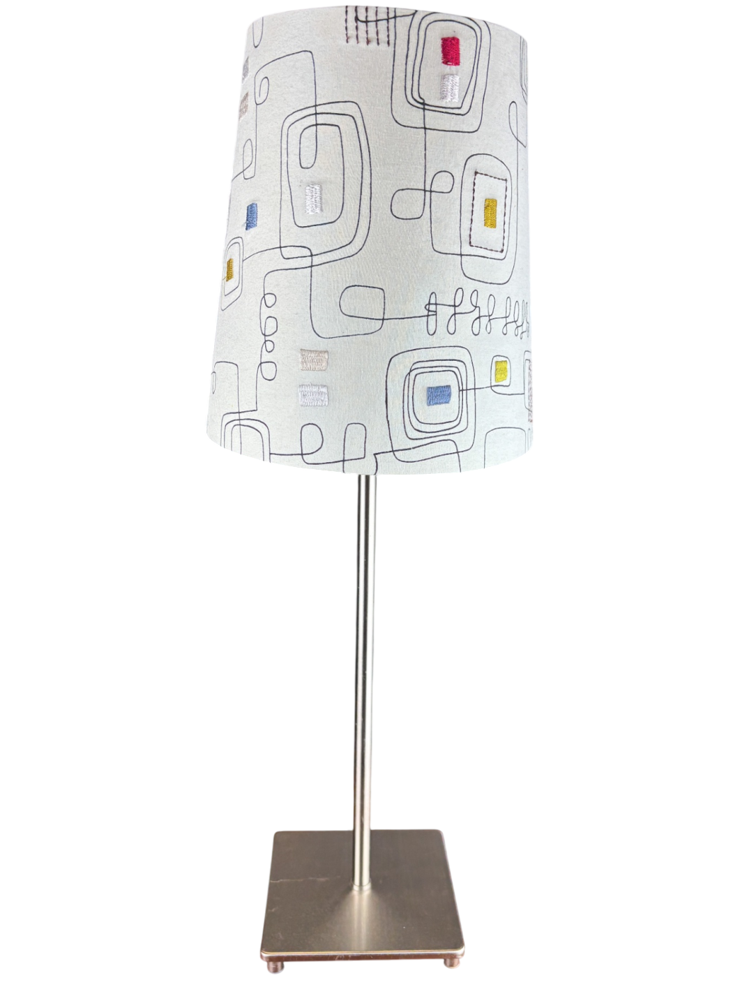 Ikea Stehlampe mit Schirm, Metallsockel - sehr gut