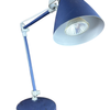 Schreibtischlampe, Metall, blau - Akzeptabel