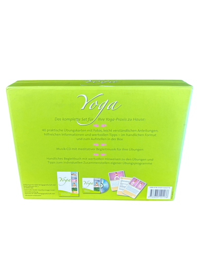 Yoga Übungsset, 40 Übungskarten, CD, Begleitbuch - Sehr gut