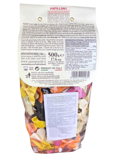 Morelli Papillons Lebensmittel - 500 Gramm, Neu ohne Etikett