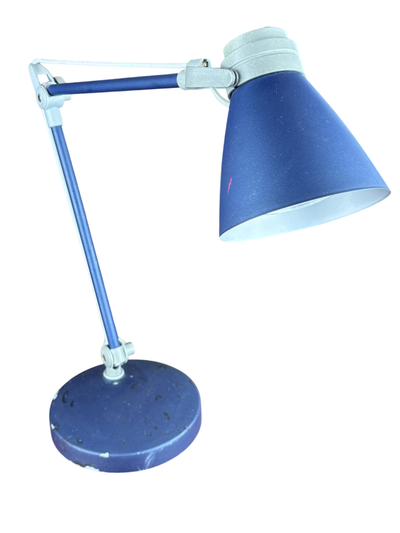 Schreibtischlampe, Metall, blau - Akzeptabel