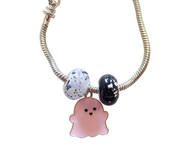 Modeschmuck, Armband Weiß/Schwarz/Rosa