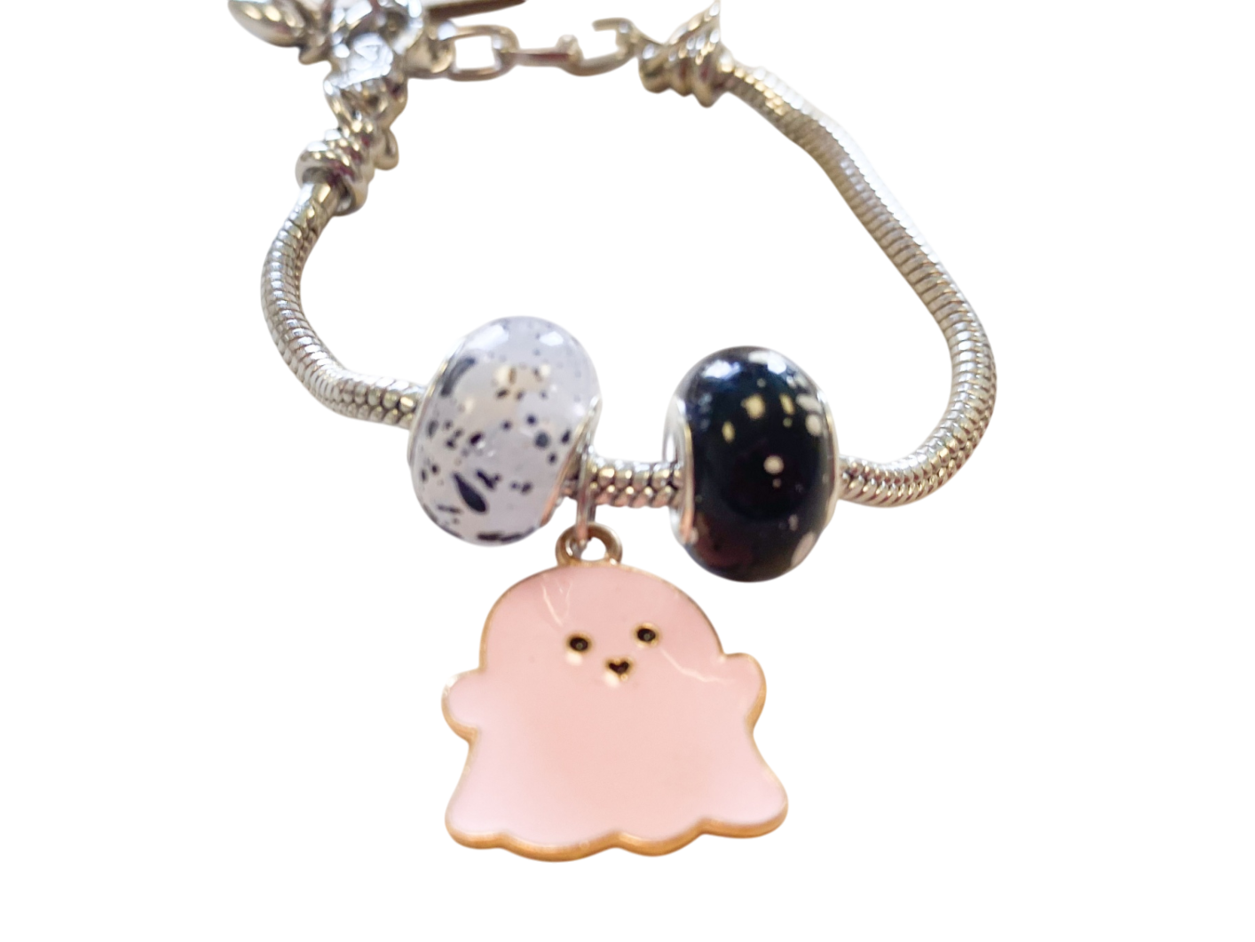 Modeschmuck, Armband Weiß/Schwarz/Rosa