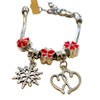Modeschmuck, Armband Kinder Rot