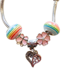 Modeschmuck, Armband Kinder Regenbogen/Rosa