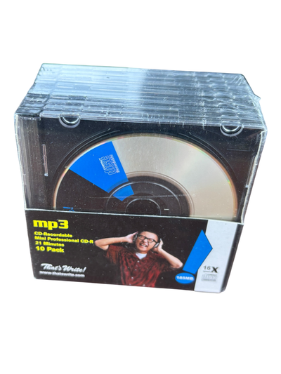 CD-Recordable Mini Disc CD-R, Set zu 10 Stück, Neu