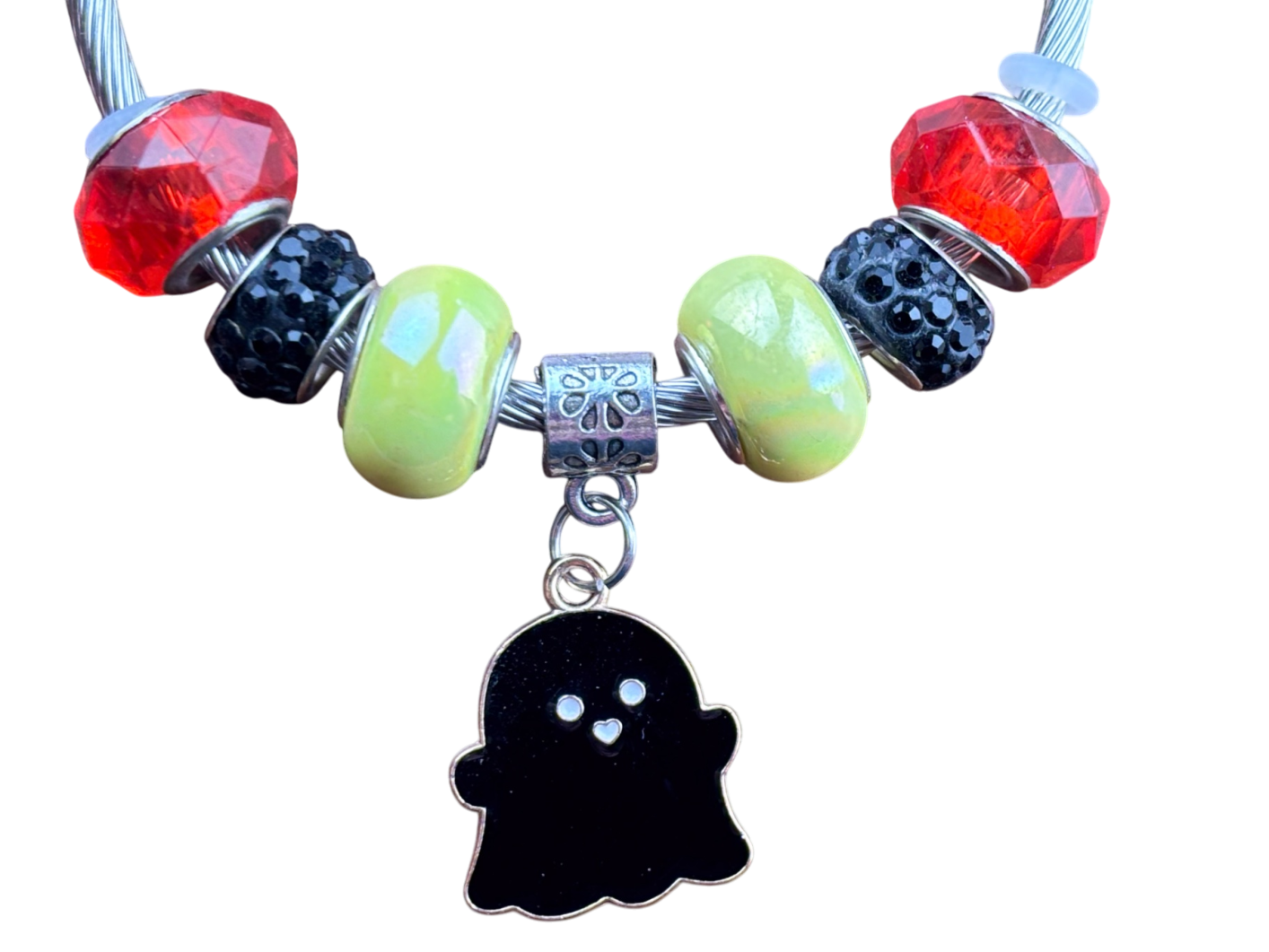 Armband Schwarz/Rot/Gelb/ Schwarzer geist