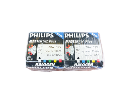 Philips Halogenlampe GU 5.3, 12V 20W, 2 Stück