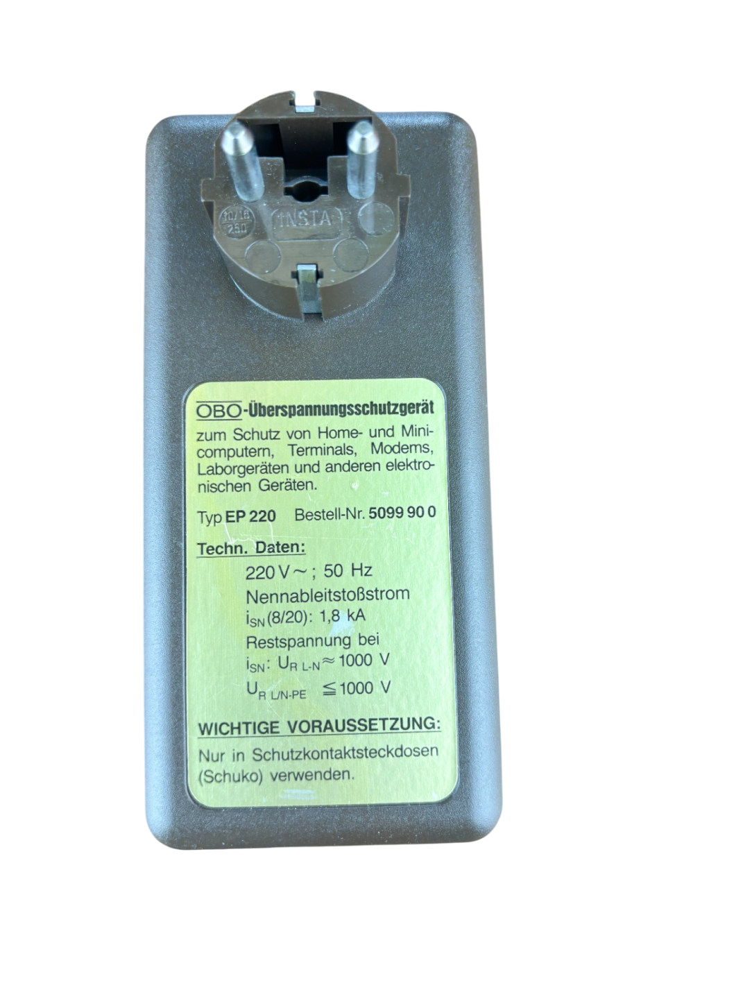 OBO-Überspannungsschutz EP-220