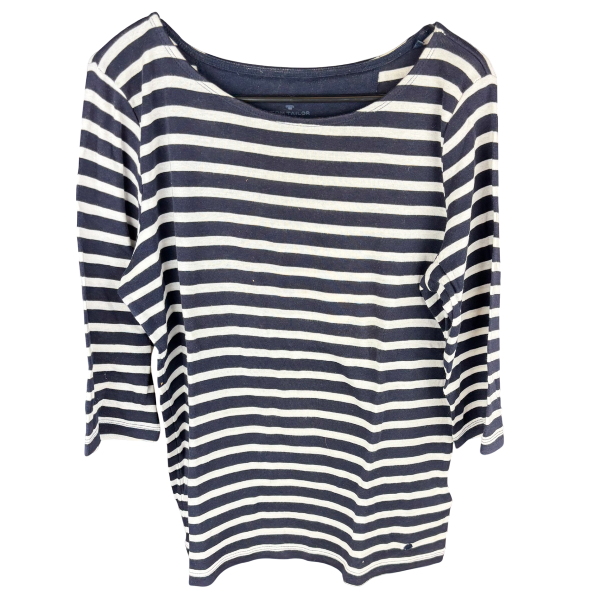 Pullover Dünn Marineblau und Weiß - ,