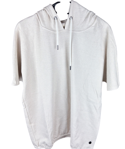 Hoodie Pullover Beige oder Hellgrau