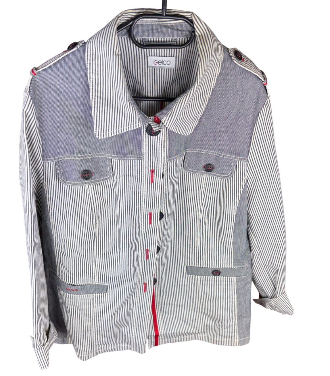 Gelco Jacke Blau, Weiß, Rot 