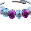 Armband Weiß/Blau/Lila