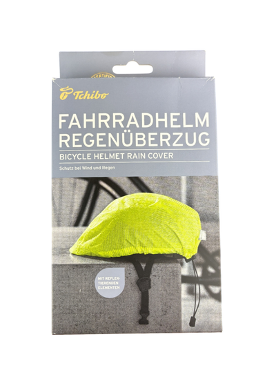 Fahrradhelm Schutz Regenüberzug, Neongelb