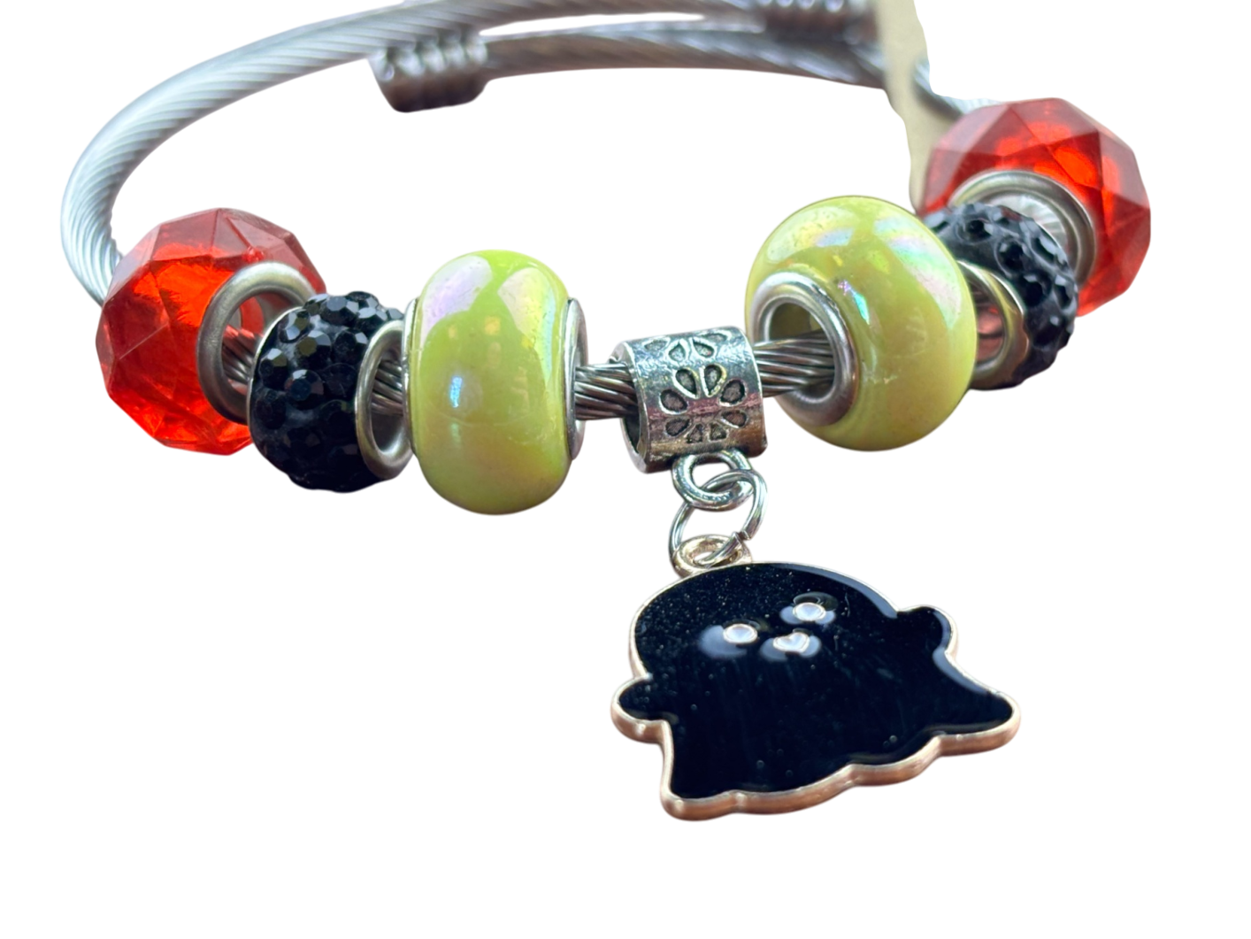 Armband Schwarz/Rot/Gelb/ Schwarzer geist