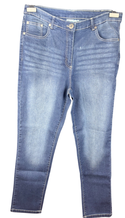 Bekleidung, Jeans Dunkelblau - 44, Gut