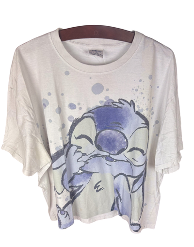 Disney Bekleidung, T-Shirt Weiß mit Stitch - L 42/44, Sehr gut