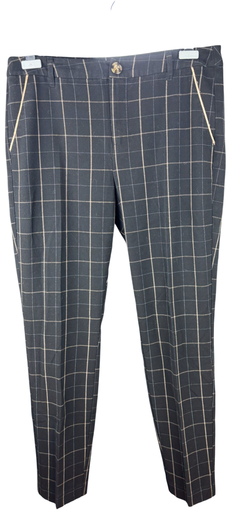 CULTURE* Bekleidung, Hose Schwarz/ Goldgestreift - 42,