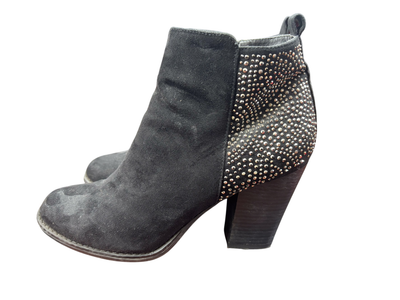 CATWALK Schuhe Blockabsatz Schwarz mit pajeten - 38/,