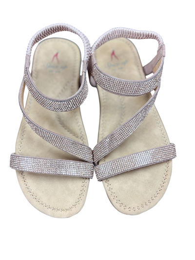 Spice up Schuhe Sandale Gold glitzer - 37,