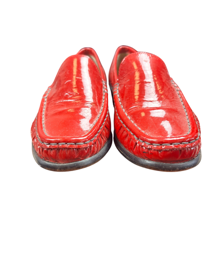 mokassin Schuhe Outdoor Rot - 4 1/2, Gut