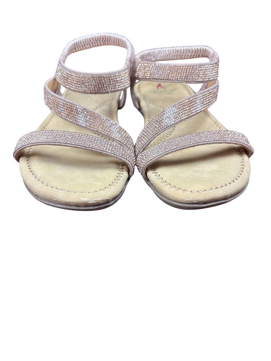 Spice up Schuhe Sandale Gold glitzer - 37,