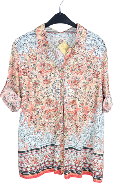 just White Bekleidung, Bluse bunt - 46, Sehr gut