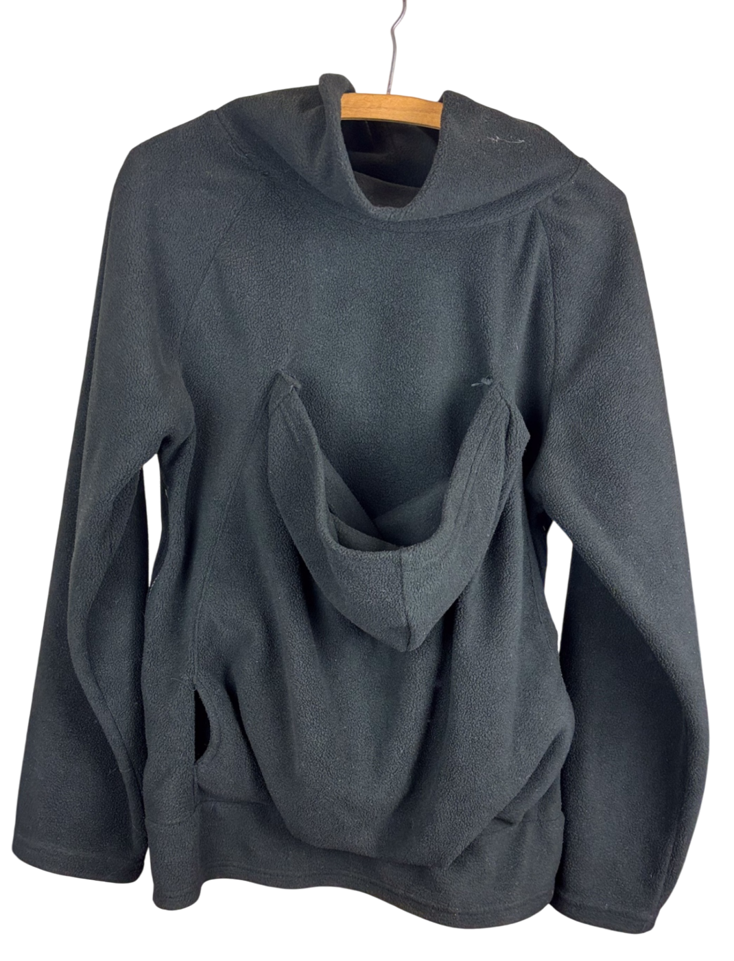 Kängurupullover Schwarz L,