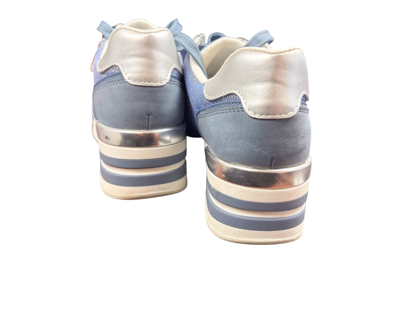 Venice Schuhe Sneaker Blau Glitzer - 38, Gut