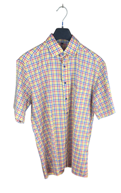 eterner Bekleidung, Hemd Rot/Blau - M, Gut