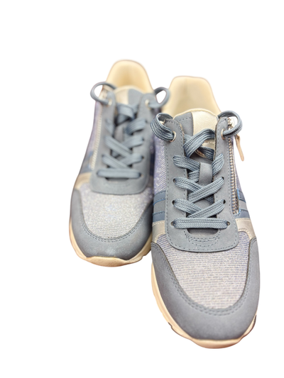 Venice Schuhe Sneaker Blau Glitzer - 38, Gut