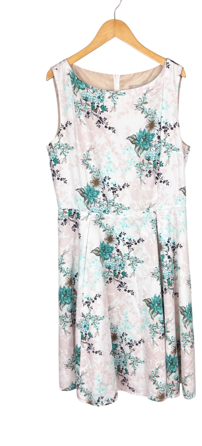 Bekleidung Kleid Cream mit Floral muster 