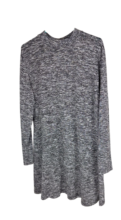Janina Bekleidung, Kleid Lang Schwarz/ Weiß/Grau Gestreift - 46, Sehr gut