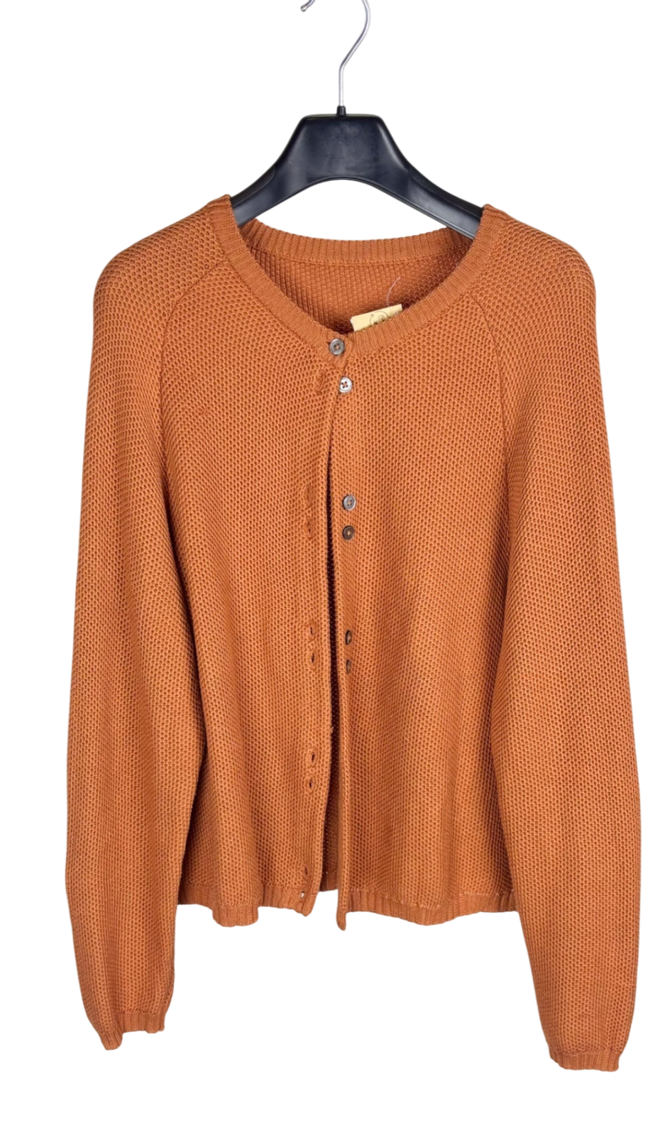 Bekleidung, Strickjacke Orange