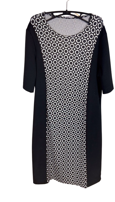 seidel Bekleidung, Kleid Schwarz/Weiß - 44,