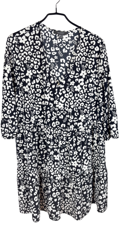 Primark Kleid Schwarz und Weiß - 44, Neu ohne Etikett