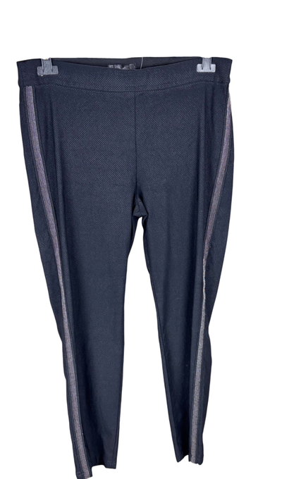 Hose Schwarz/Silberstreifen 42,