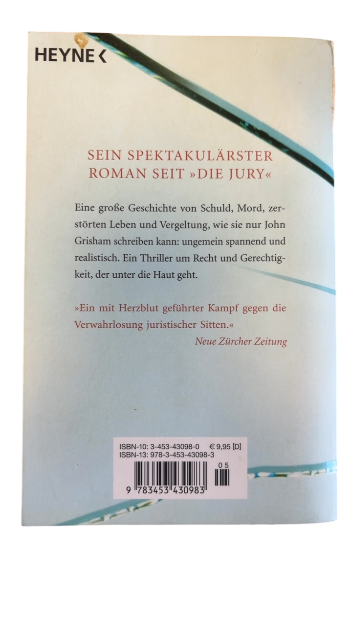 Heyne, John Grisham - Die Liste, Gut