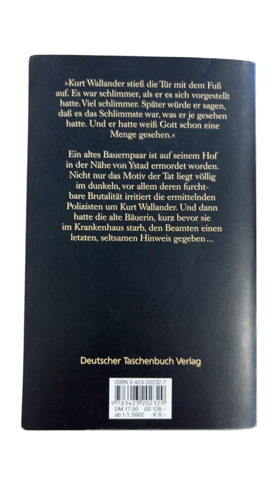 dtv, Henning Mankell - Mörder ohne Gesicht, Akzeptabel