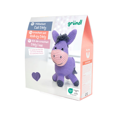 Gründl Häkelset, Häkeltier Esel Eddy, Neu